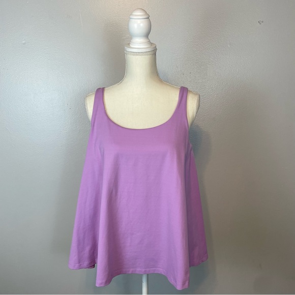 Susana Monaco Tops - Susana Monaco Purple Tank Top Built In Bra Size Medium